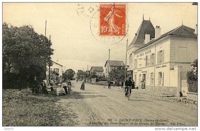 SAINT PRIX 95 - Auberge du Gros Noyer et Route de Paris