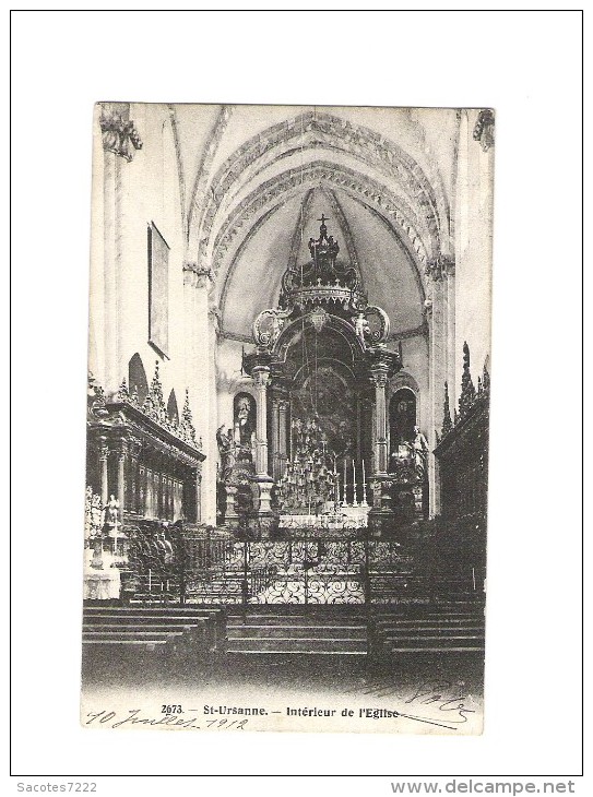 SAINT URSANNE - Intérieur de l'Eglise