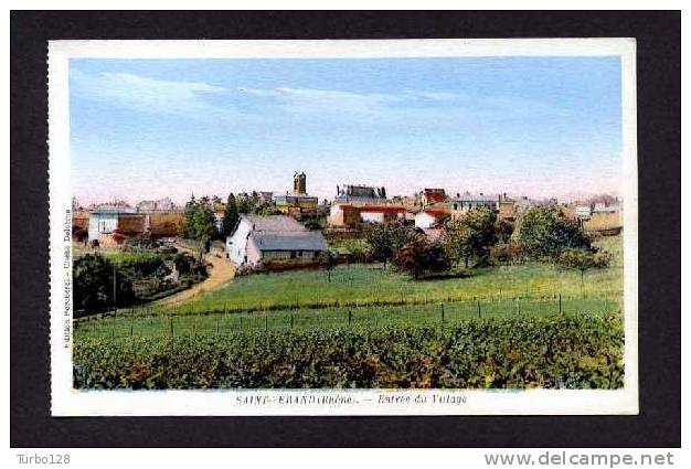 SAINT-VERAND- (Rhône) - Entrée du Village.