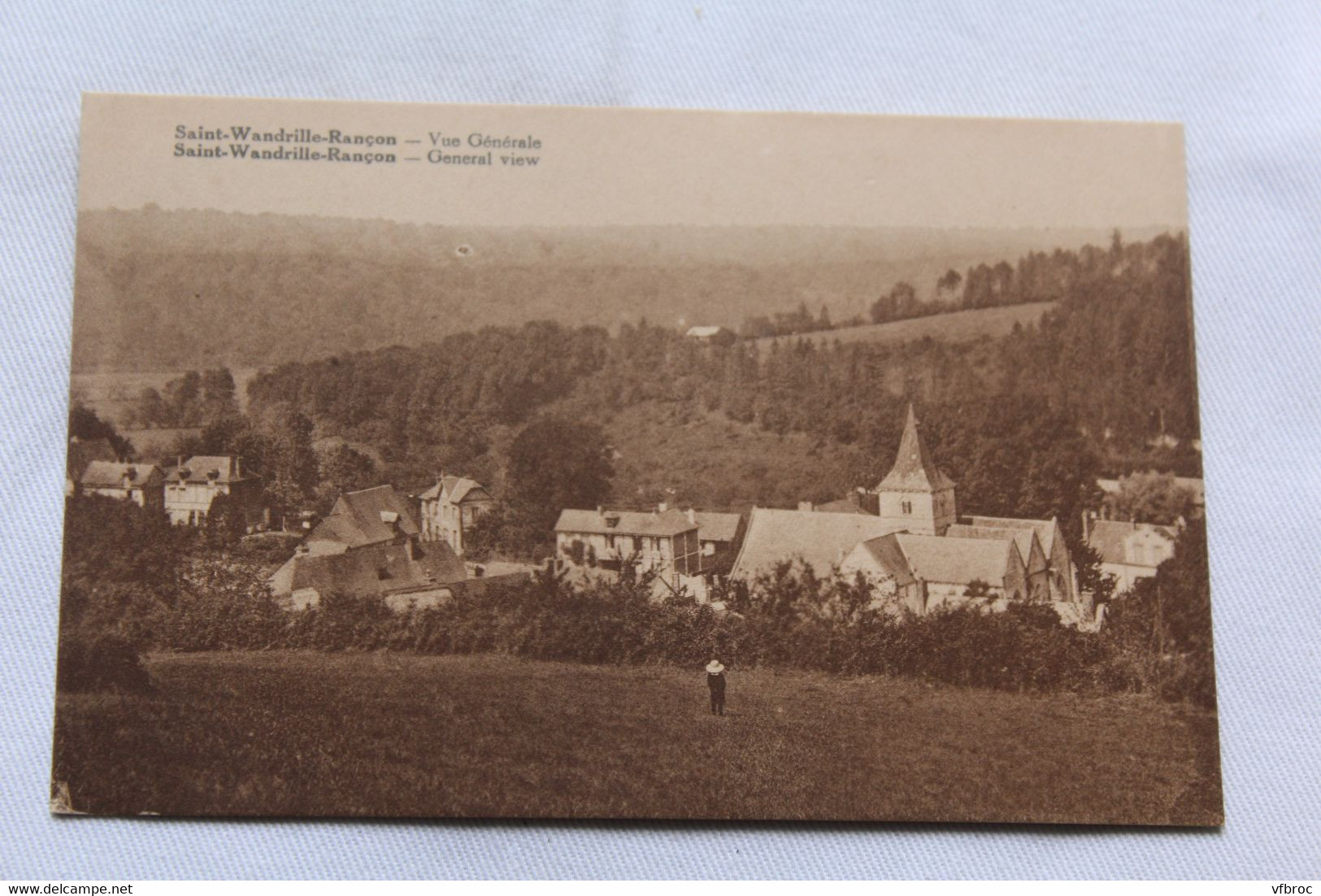 Saint Wandrille Rançon, vue générale, Seine maritime 76