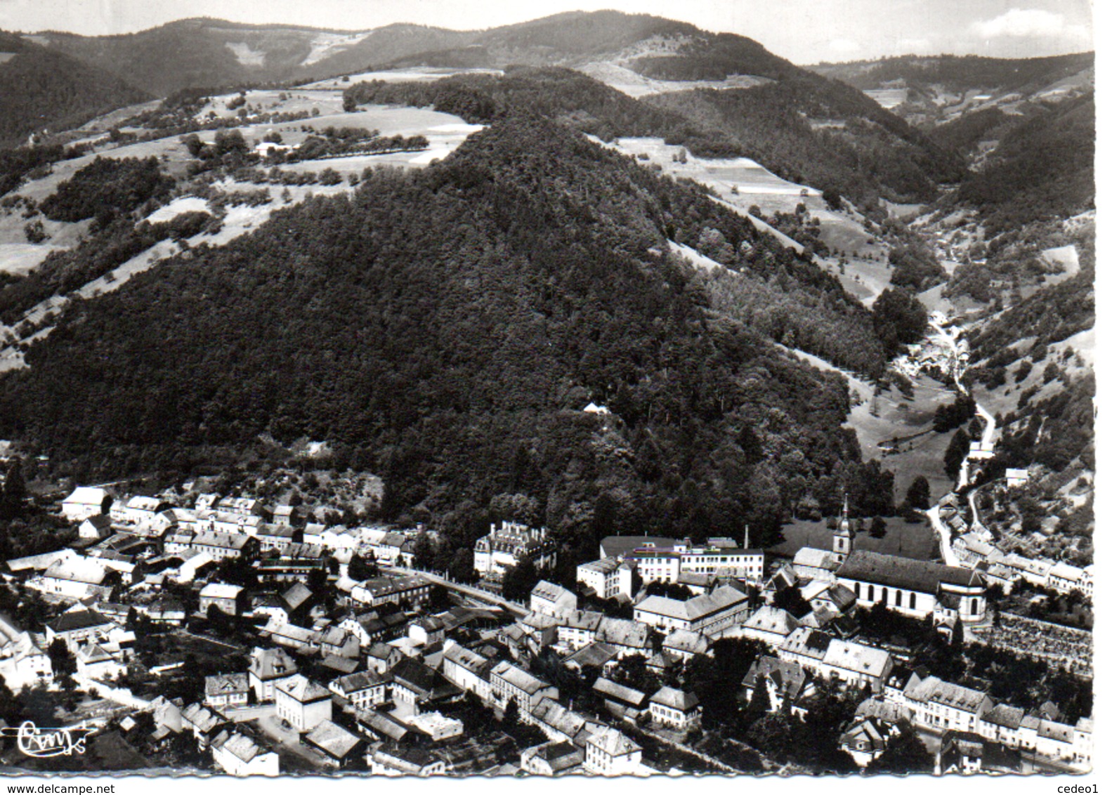 SAINTE CROIX AUX MINES  VUE  AERIENNE