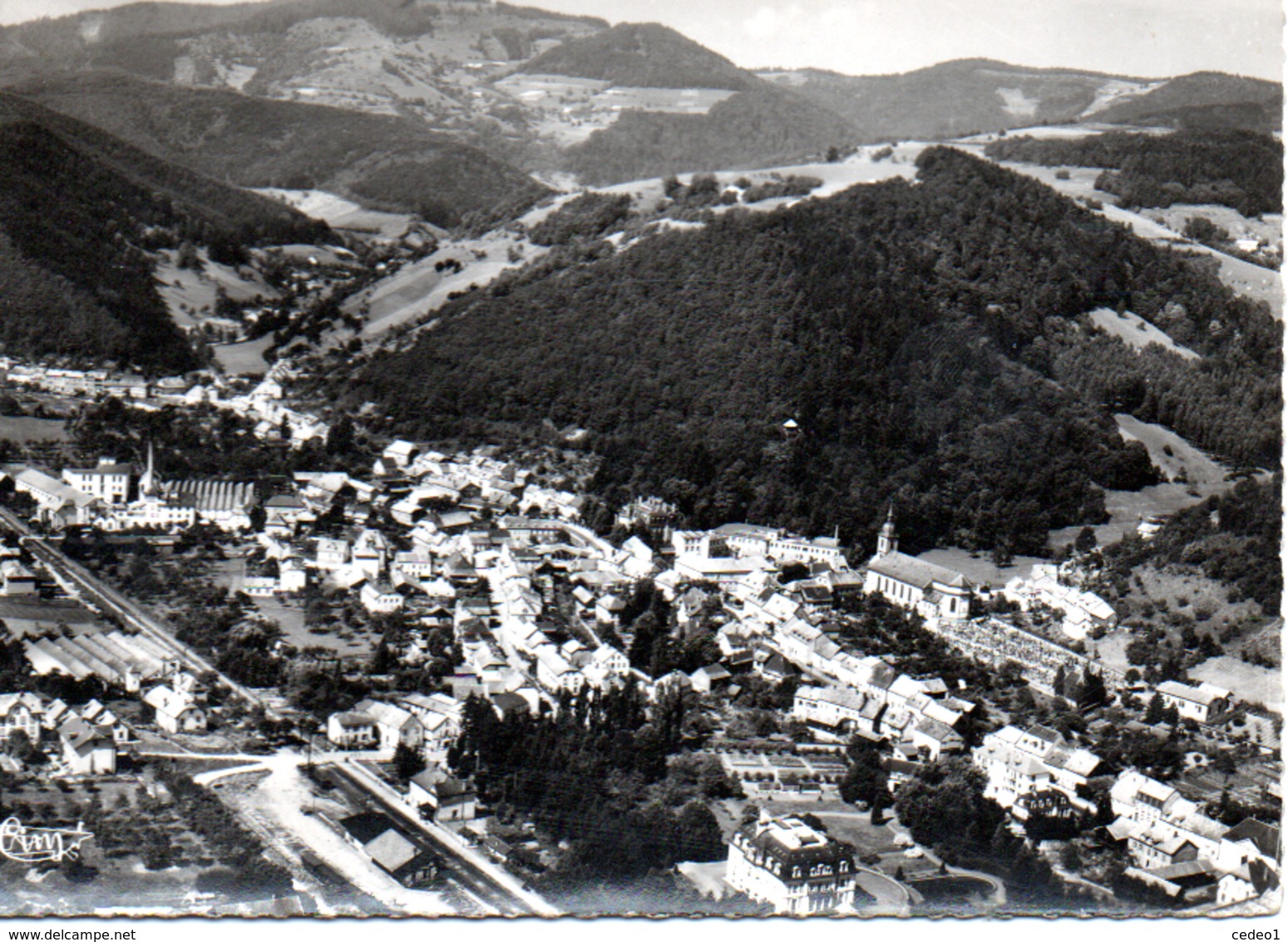 SAINTE CROIX AUX MINES  VUE PANORAMIQUE AERIENNE