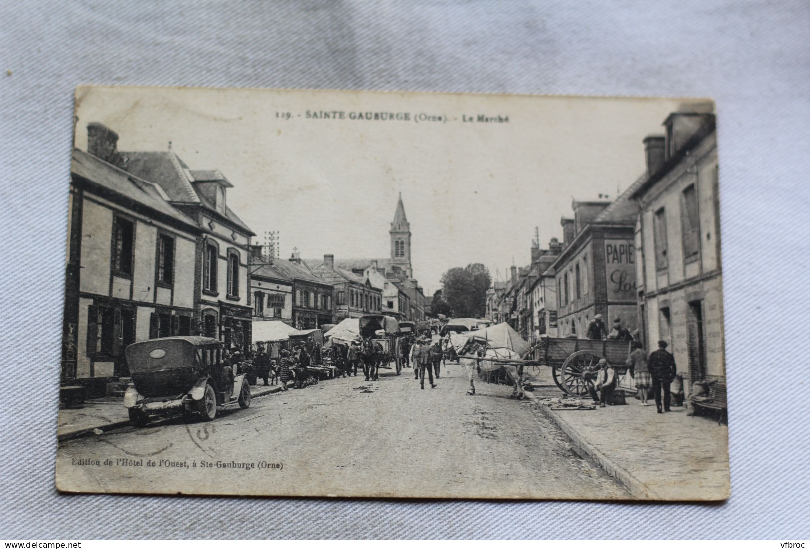 Sainte Gauburge, le marché, Orne 61