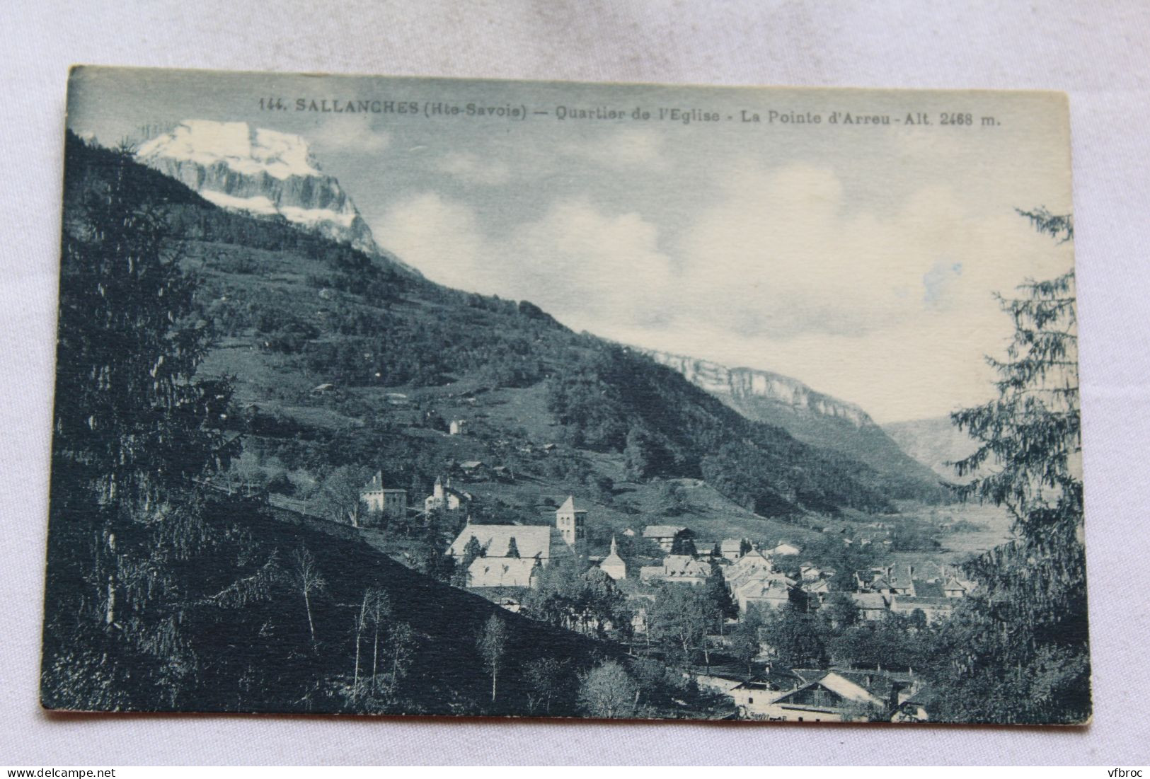 Sallanches, quartier de l'église, la pointe d'Arreu, Haute Savoie 74