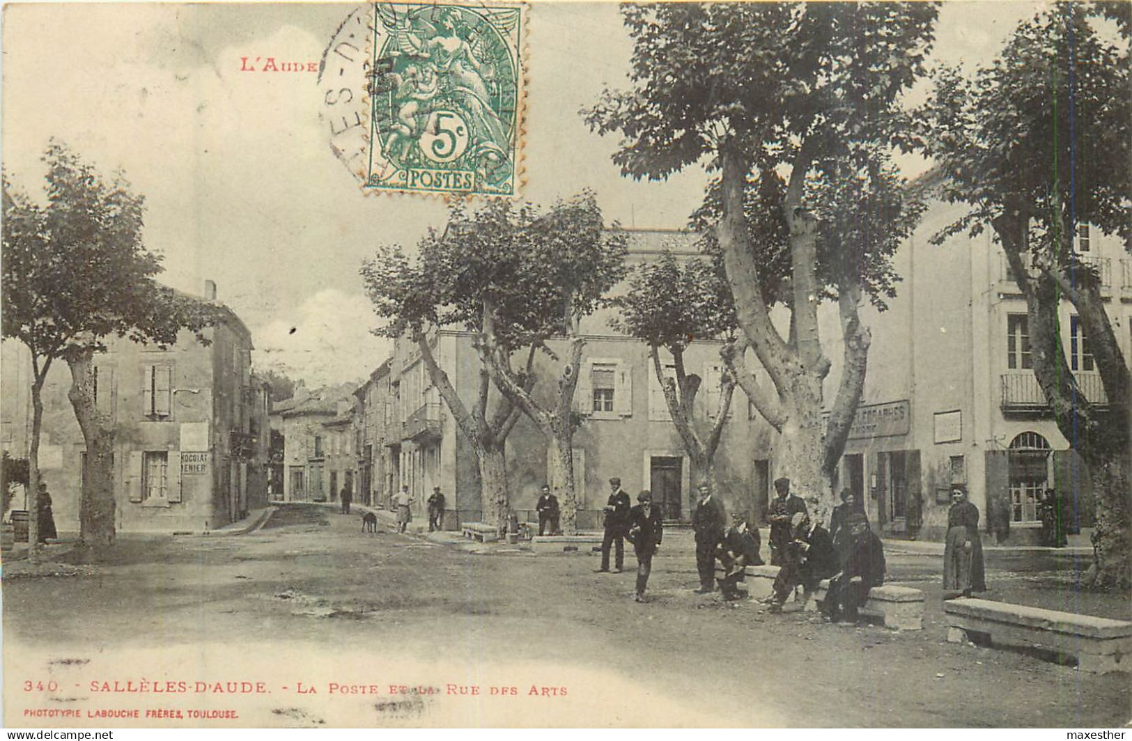 SALLELES D'AUDE la poste rue des Arts