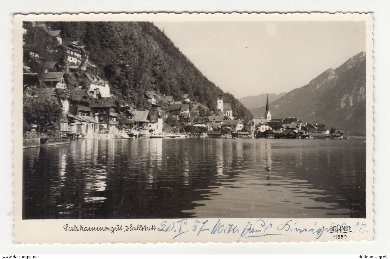 Salzkammergut Hallstatt old postcard not posted bb211110