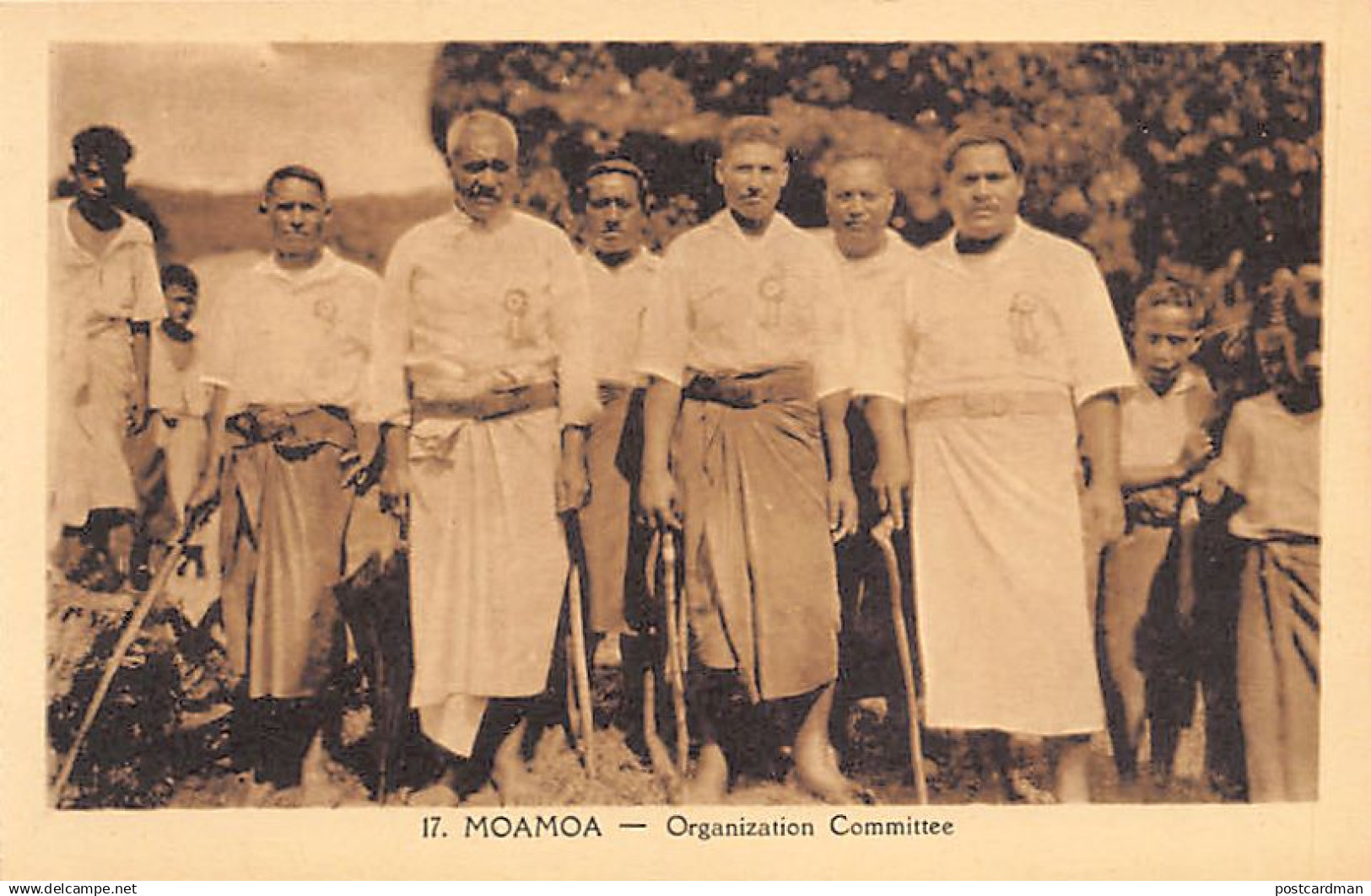 Samoa - MOAMOA - Organization committee - Publ. unknown 17