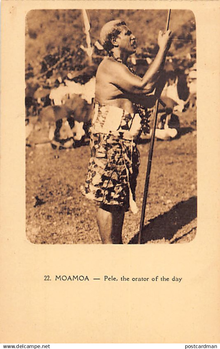 Samoa - MOAMOA - Pele, Speaker of the day - Publ. unknown 22