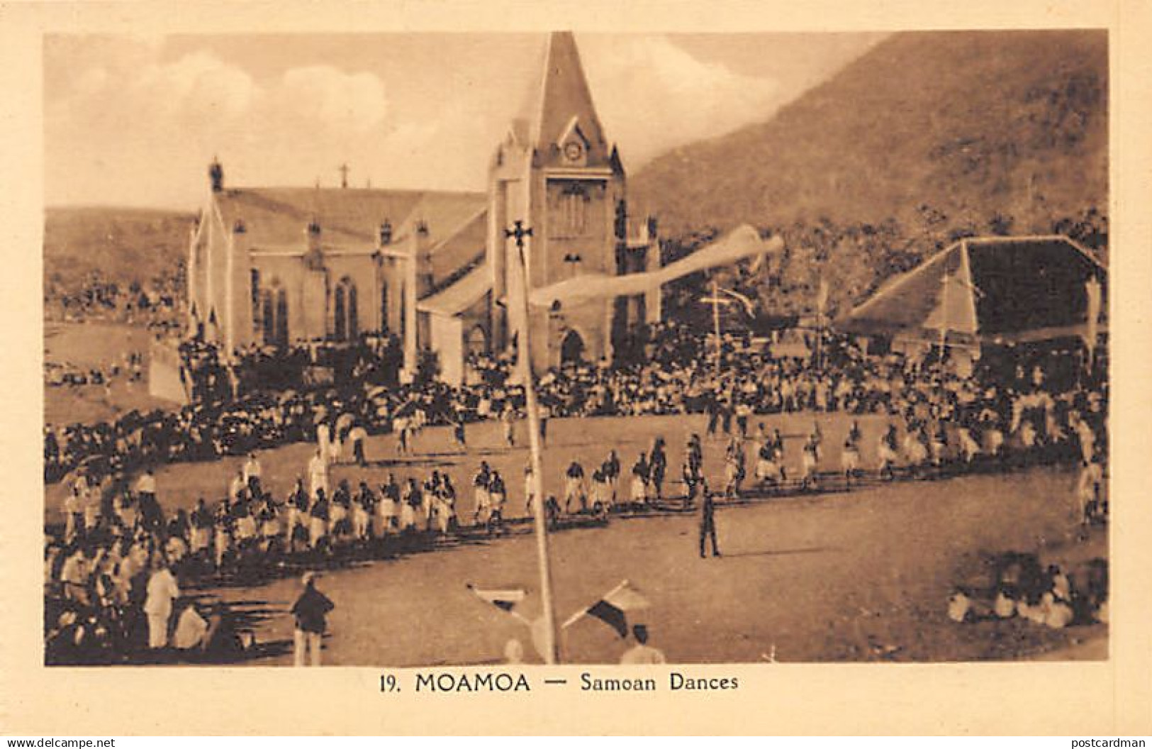 Samoa - MOAMOA - Samoan dances - Publ. unknown 19