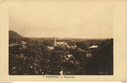 PC CPA SAMOA, PACIFIC, MOAMOA, PANORAMA, Vintage Postcard (b19447)