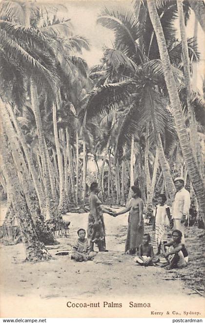 Samoa - Cocoanut Palms - Publ. Kerry & Co.