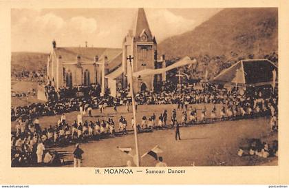 Samoa - MOAMOA - Samoan dances - Publ. unknown 19