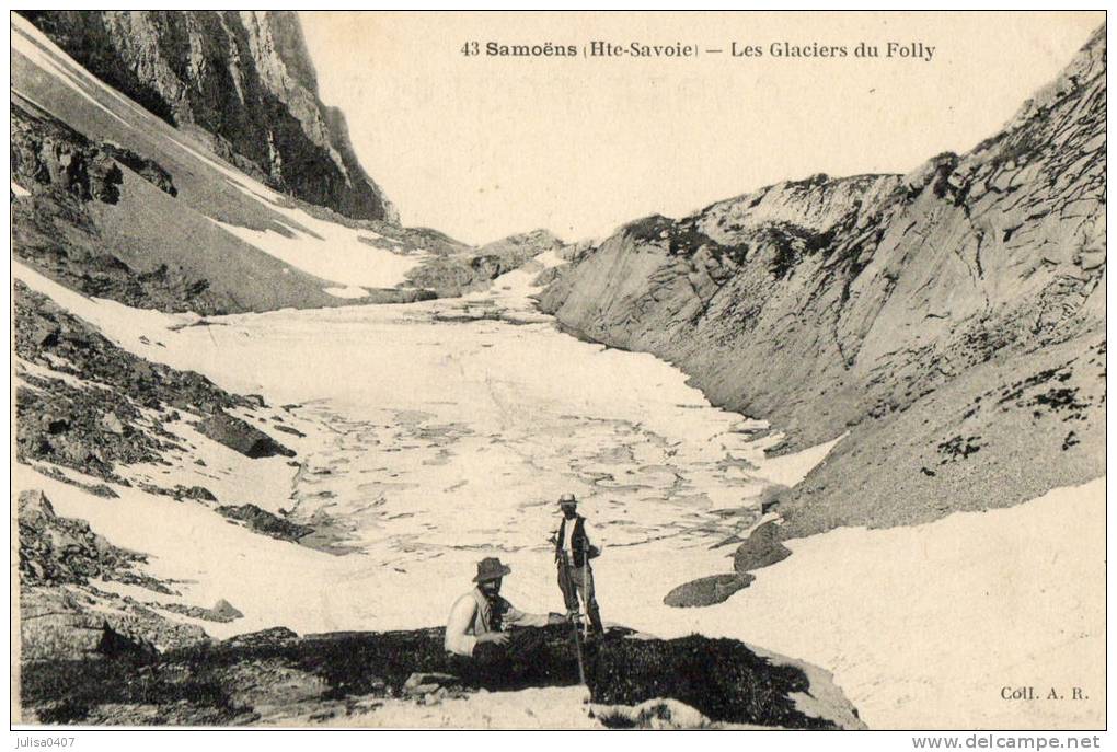 SAMOENS (74) les glaciers du Folly animation