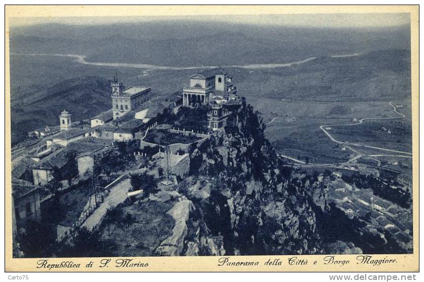 San Marino - Saint Marin - Panorama della Citta