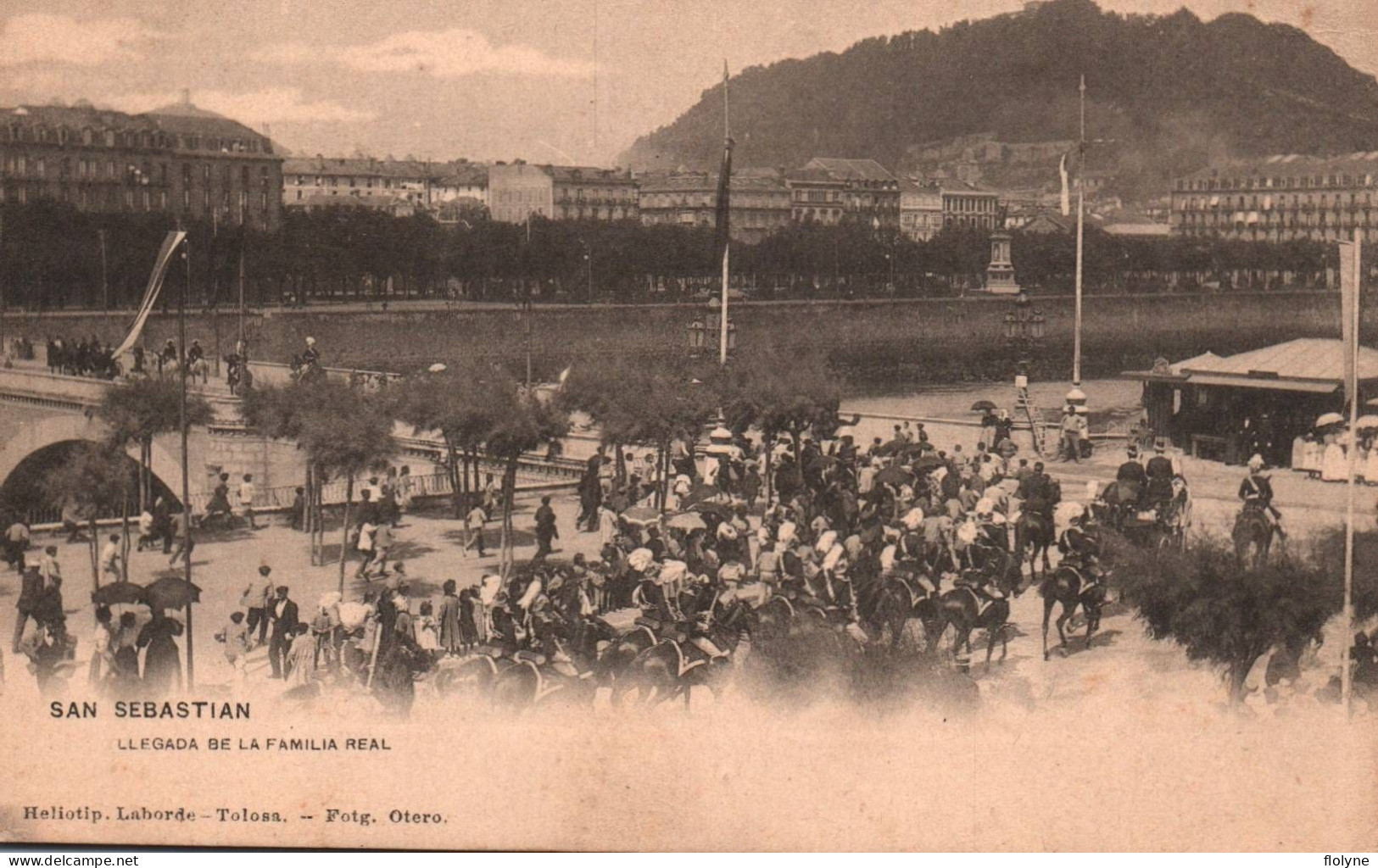 san sebastian - llegada de la familia real - espagne españa