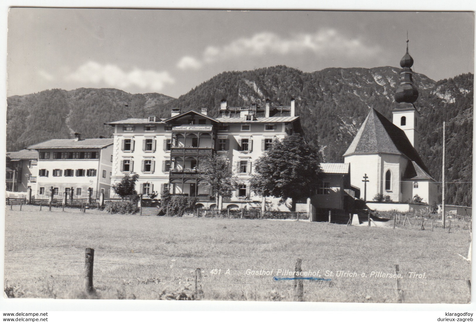 Sankt Ulrich am Pillersee old postcard travelled 1958 b170810