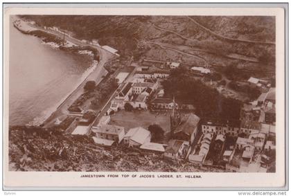 Île Sainte-Hélène - Saint Helena Island - Jamestown from top of Jacob's ladder