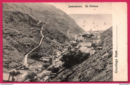 Greetings from St. Helena - Jamestown - T. JACKSON