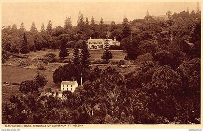 ST. HELENA - Plantation House, Residence of Governor - Publ. Pharmacy