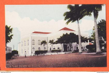 10528 / ⭐ ◉  ♥️ Incomum SÃO TOME e PRINCIPE Ex-colônias portuguesas Palacio do Governo 1910s Edição ELITE N°1