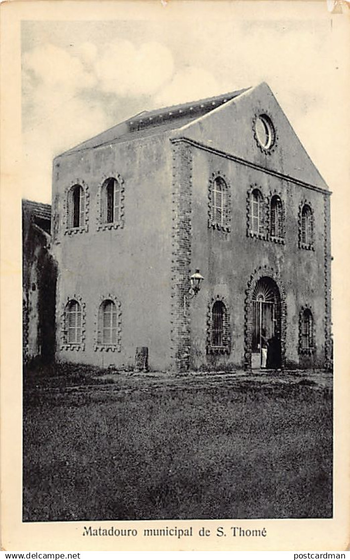 São Tomé & Príncipe - SÃO TOMÉ - Municipal slaughterhouse - Publ. José Texeira Barboza