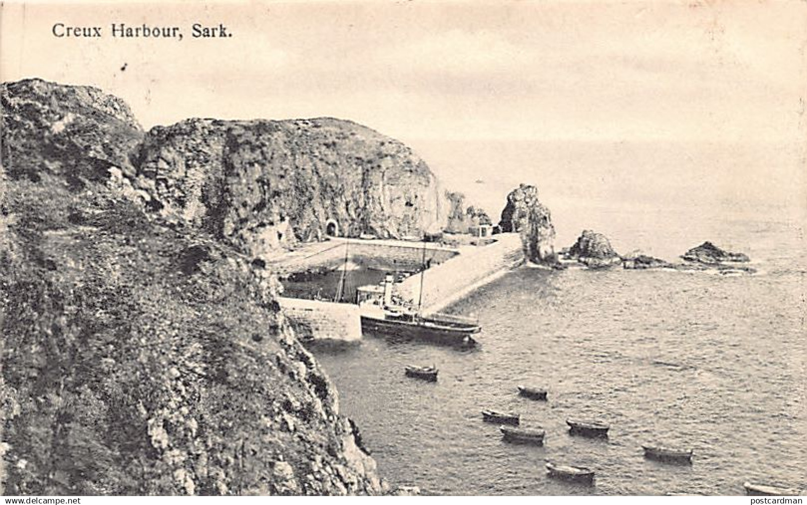 SARK - Creux Harbour - Publ. John P. de Carteret