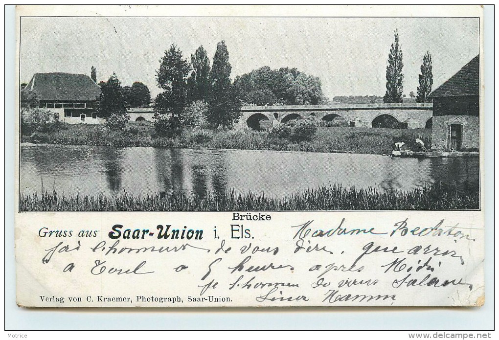 SARRE UNION - Brücke, pont.