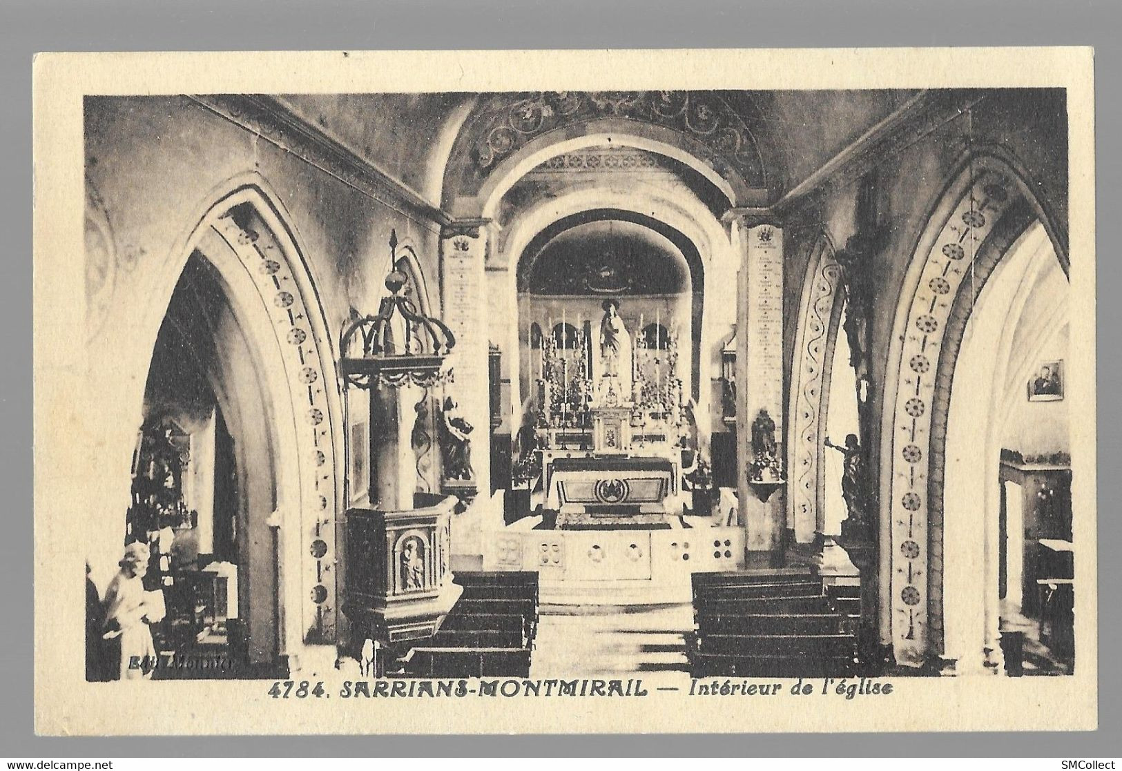 Sarrians Montmirail, intérieur de l'église (12556)