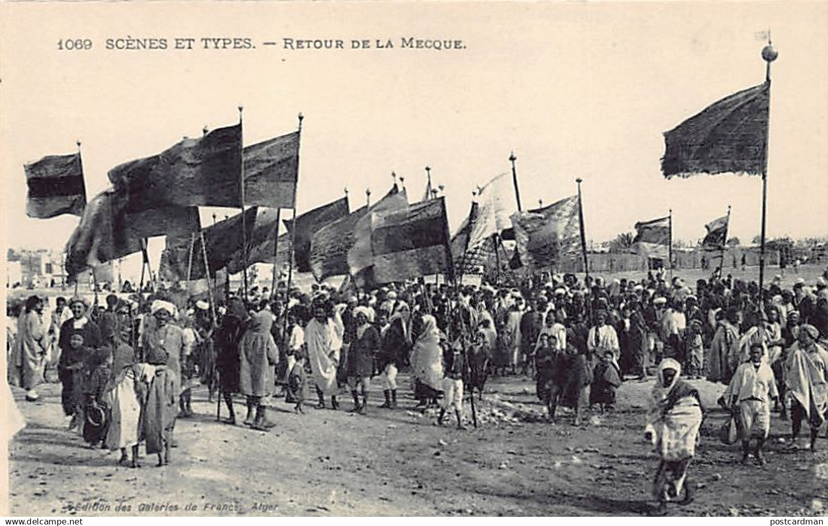 Saudi Arabia - Algerian pilgrims back from Mecca - Publ. Galeries de France in Algiers, Algeria1069