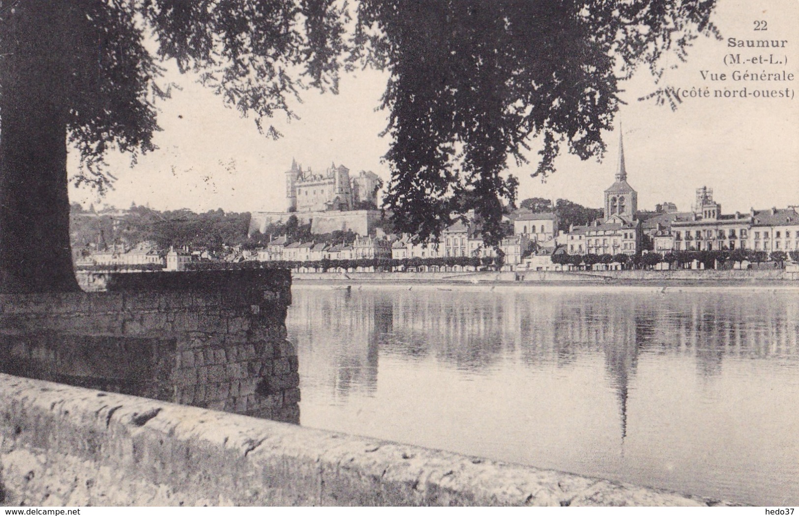 Saumur - Vue Générale (côté nord-ouest)