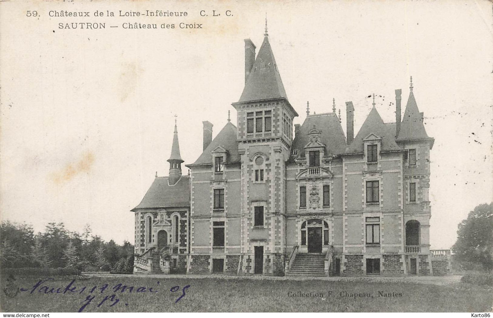 sautron * château des croix * châteaux de la loire inférieure n°59