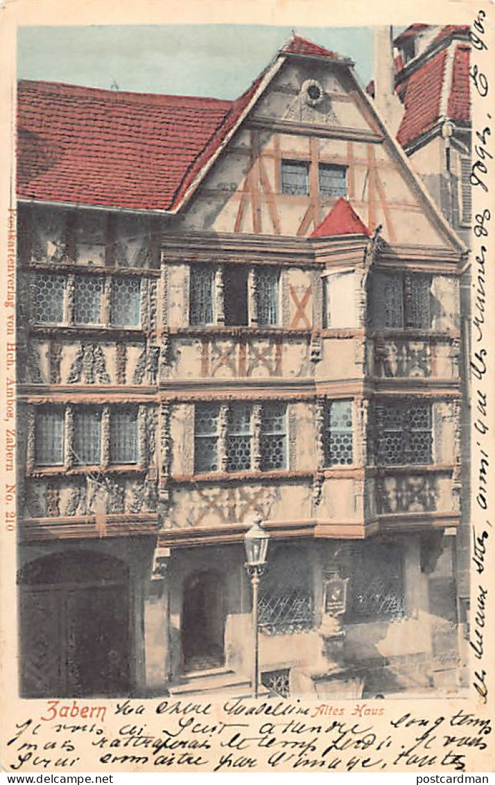 Saverne - Vieille Maison - Ed. Hch. Ambos, Saverne