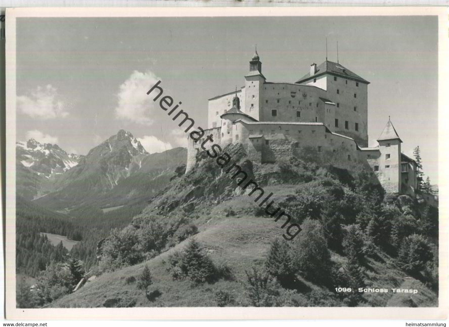 Schloss Tarasp - Foto-Ansichtskarte - Verlag Feuerstein Schuls-Tarasp