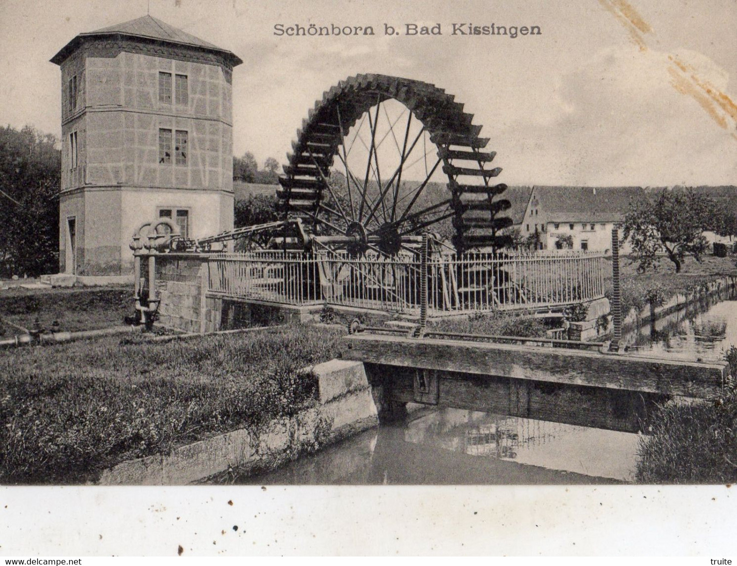 SCHONBORN B. BAD KISSINGEN  ( CARTE PRECURSEUR )