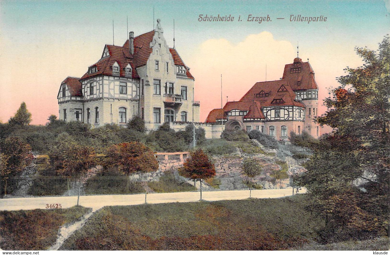 Schönheide i.Erzgeb.-Villenpartie 1911