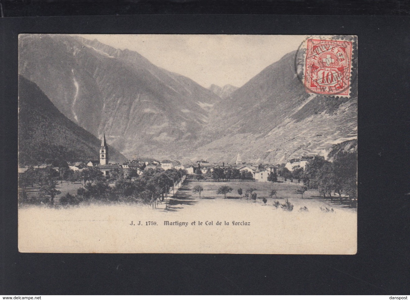 Schweiz AK Martigny 1907