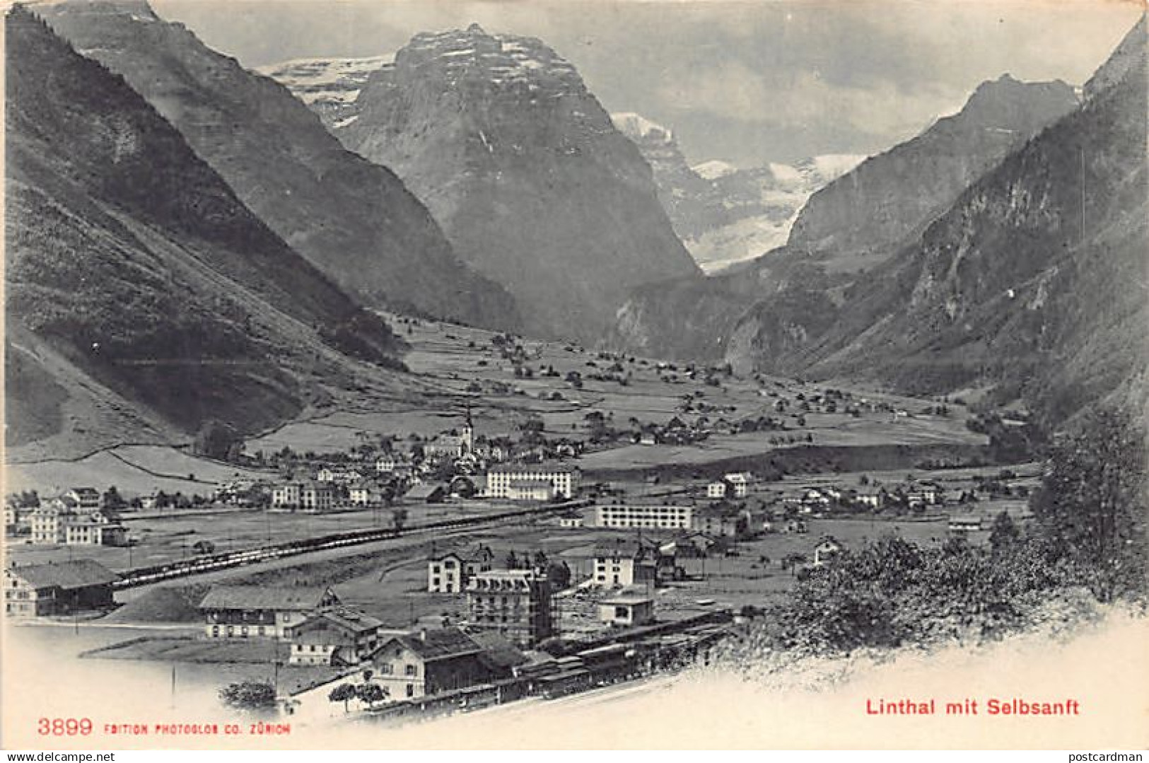 Schweiz - LINTHAL (GL) Selbsanft - Verlag Photoglob Co. 3899