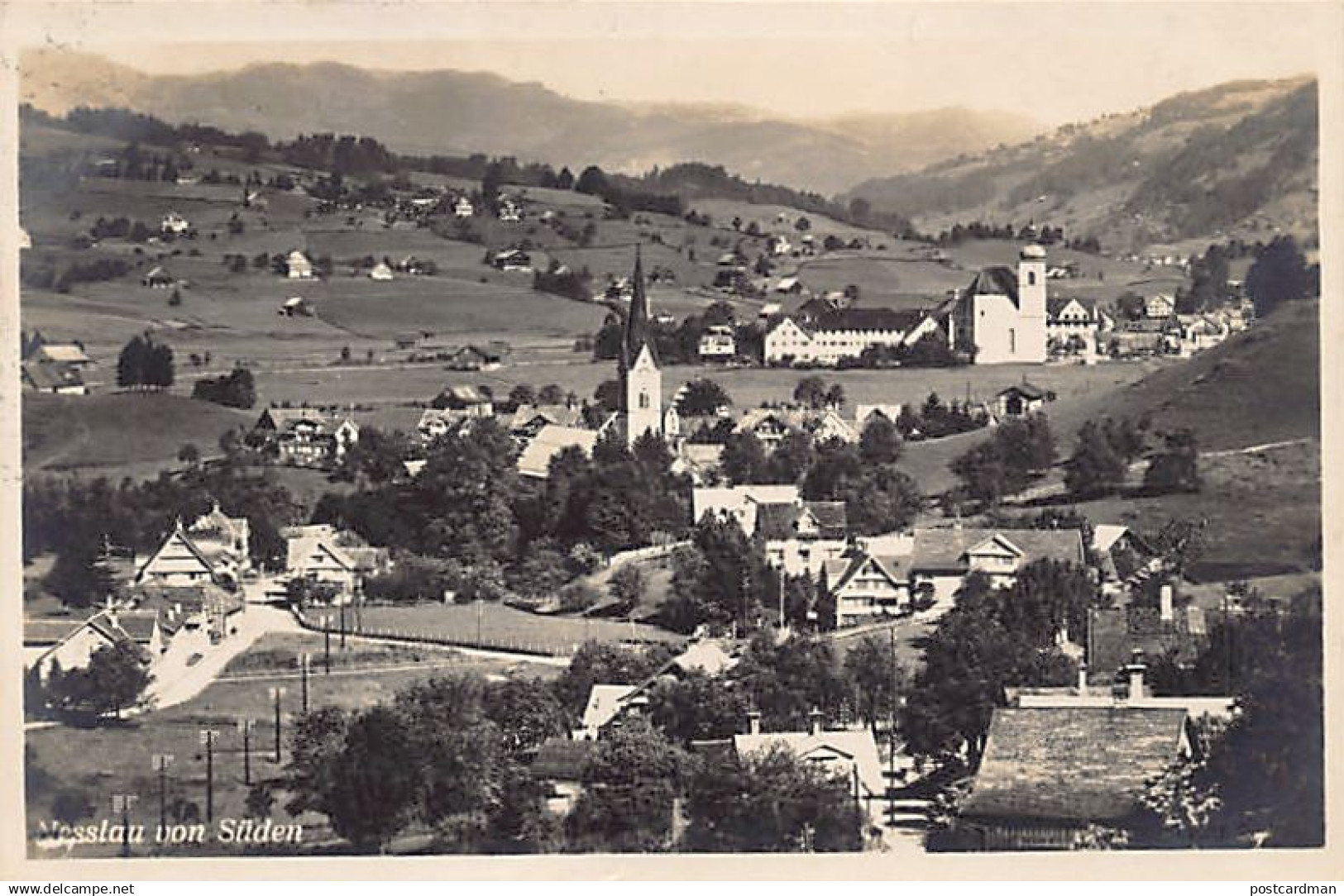 Schweiz - NESSLAU (SG) Totalansicht von Süden - Verlag Photoglob Co.