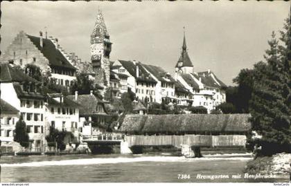 10552991 Bremgarten AG Bremgarten Reussbruecke o 1956