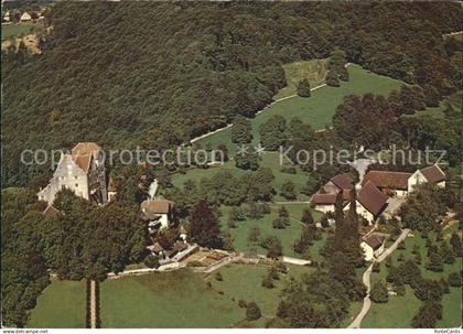 11903842 Wildegg Schloss Wildegg Fliegeraufnahme