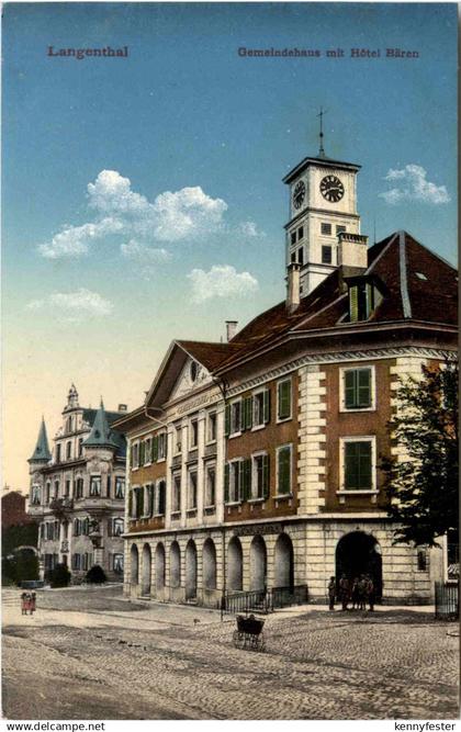 Langenthal - Gemeindehaus mit Hotel Bären