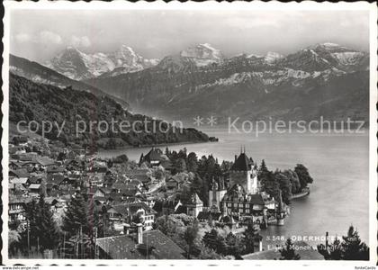 11624919 Oberhofen Thunersee Thunersee Eiger Moench Jungfrau Oberhofen am Thuner