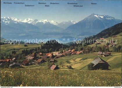 11713698 Schwanden BE Thunersee mit Alpenpanorama Schwanden BE