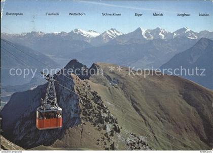 12220684 Erlenbach Simmental Luftseilbahn Erlenbach Stockhorn Ausblick auf Thune