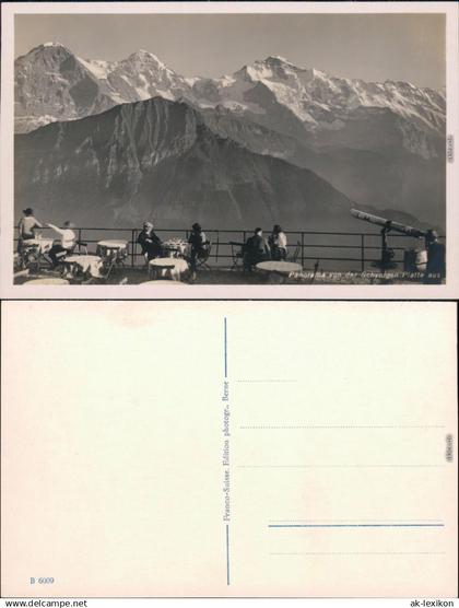 Ansichtskarte Gsteigwiler Schynigen Platte - Bergmassiv 1930