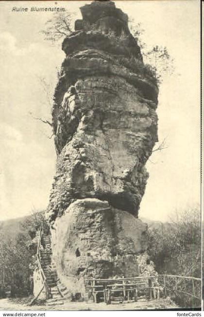 Blumenstein BE Blumenstein Ruine ungelaufen ca. 1910