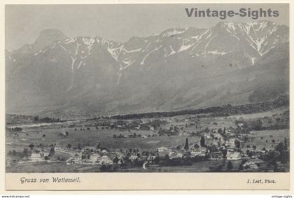 Wattenwil / Switzerland: Panorama View (Vintage PC 1910)