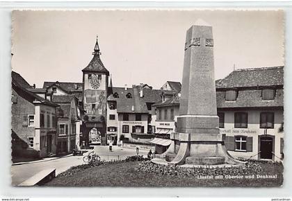 LIESTAL (BL) Obertor und Denkmal - Verlag Globetrotter 8355