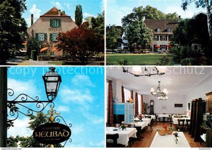 13219854 Binningen Arlesheim Gasthof Neubad Restaurant Tuerschild Binningen Arle