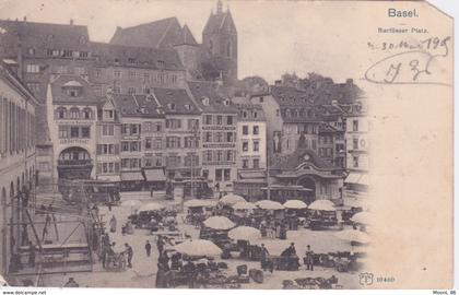 SUISSE - BASEL BALE - PLACE MARCHE  1905